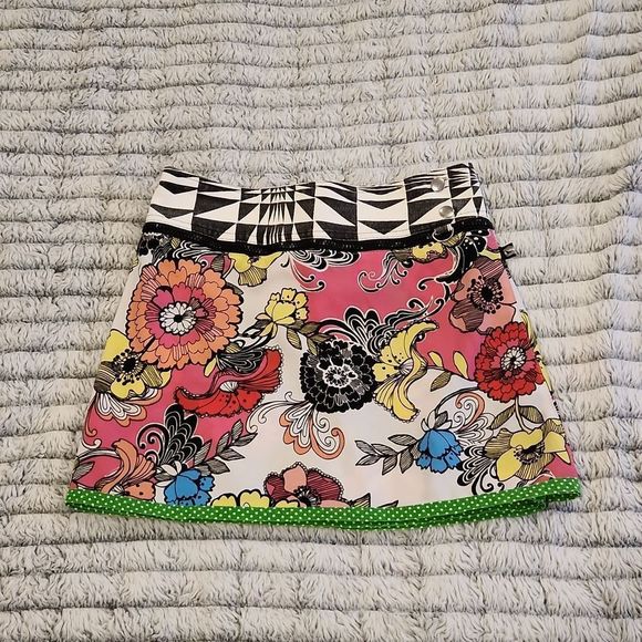 Zand Amsterdam reversible super colorful mini skirt! Such a unique skirt! - Picture 3 of 9